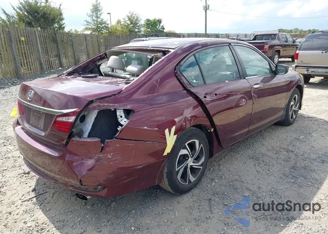 2016 Honda Accord Lx from USA, damaged, VIN 1HGCR2F31GA105135